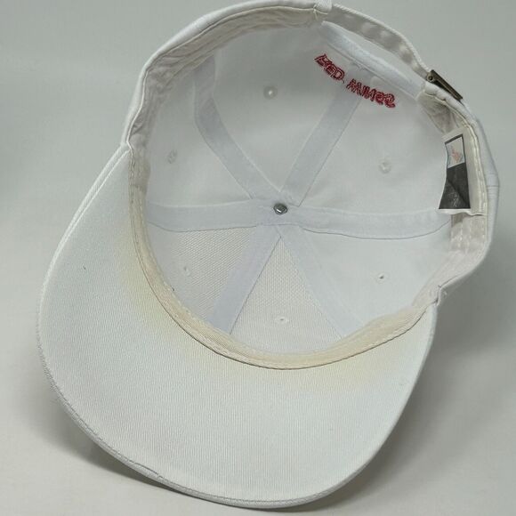 Vintage 90s Detroit Red Wings Steve Yzerman Hat Cap NHL Hockey Strapback White - Picture 4 of 12